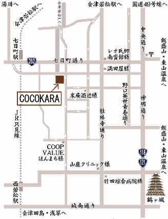 石井商店地図